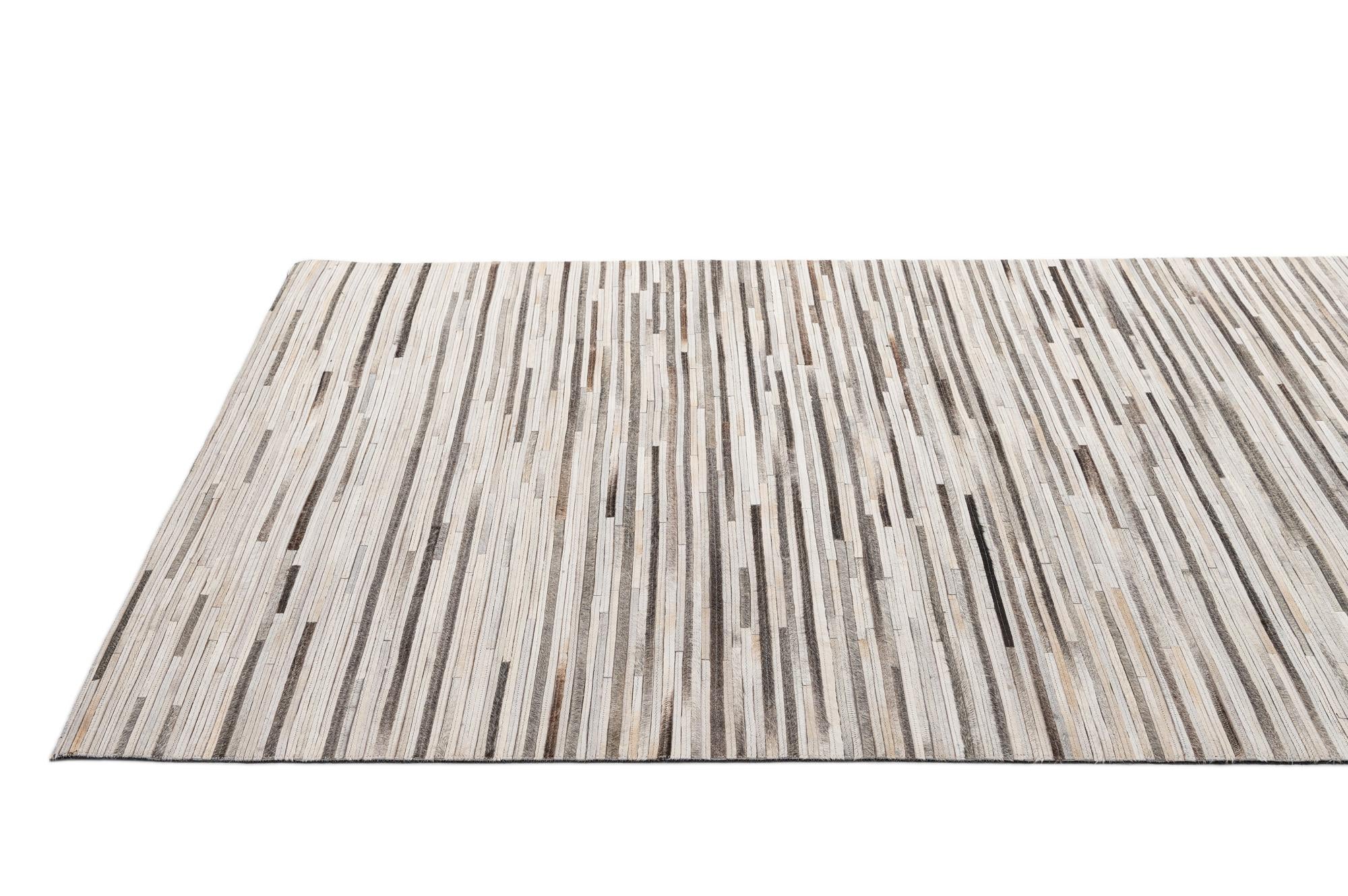 5' 2 x 8' Cowhide - Patchwork Rug