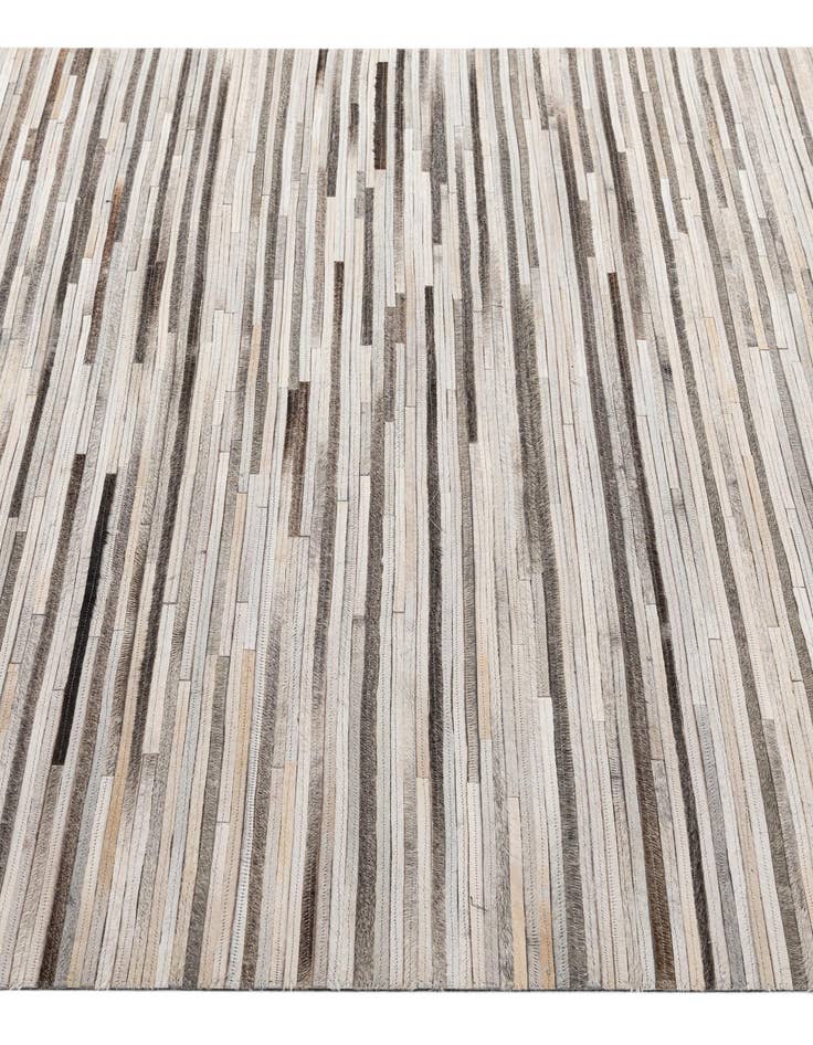 Detail image of 5' 2 x 8' Cowhide - Patchwork Rug