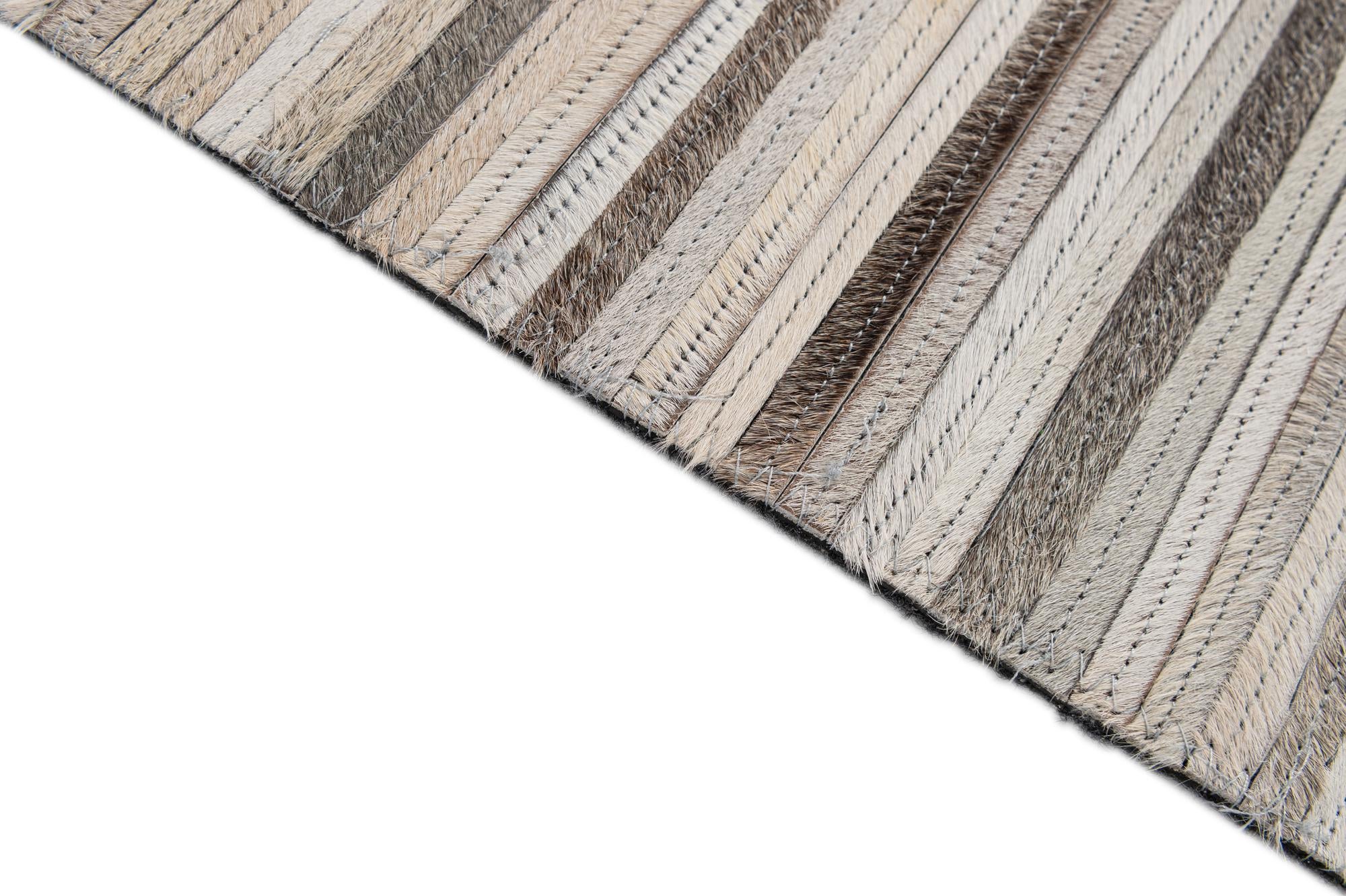 5' 2 x 8' Cowhide - Patchwork Rug