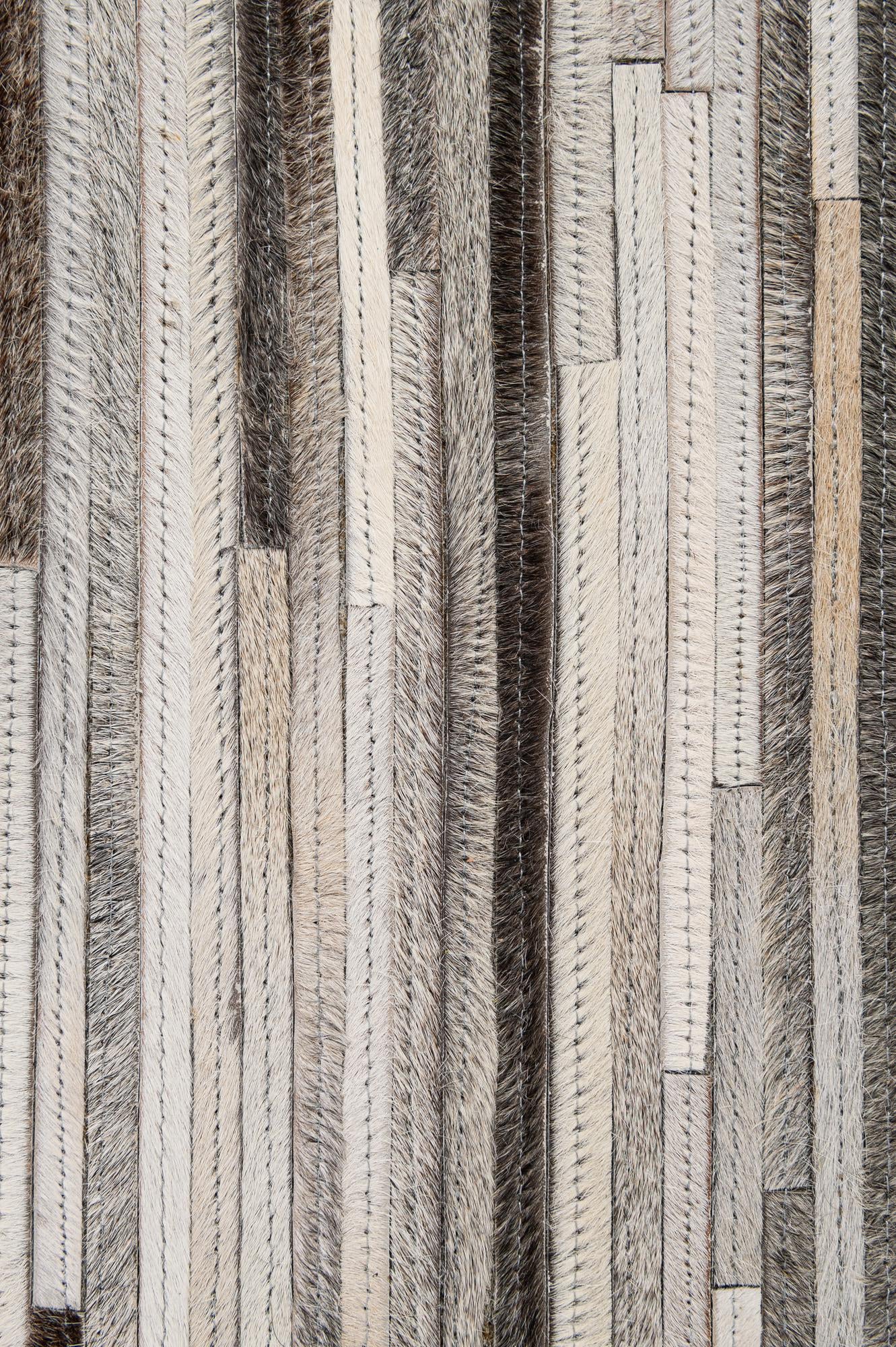 5' 2 x 8' Cowhide - Patchwork Rug