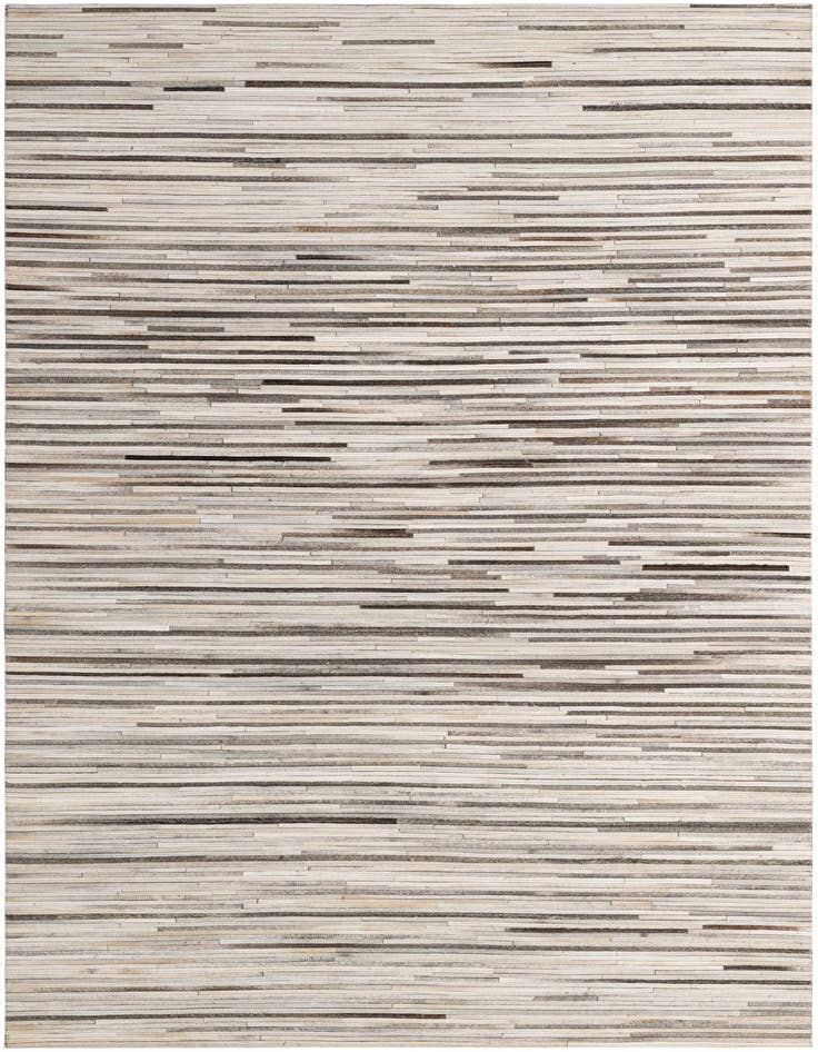 Detail image of 5' 2 x 8' Cowhide - Patchwork Rug