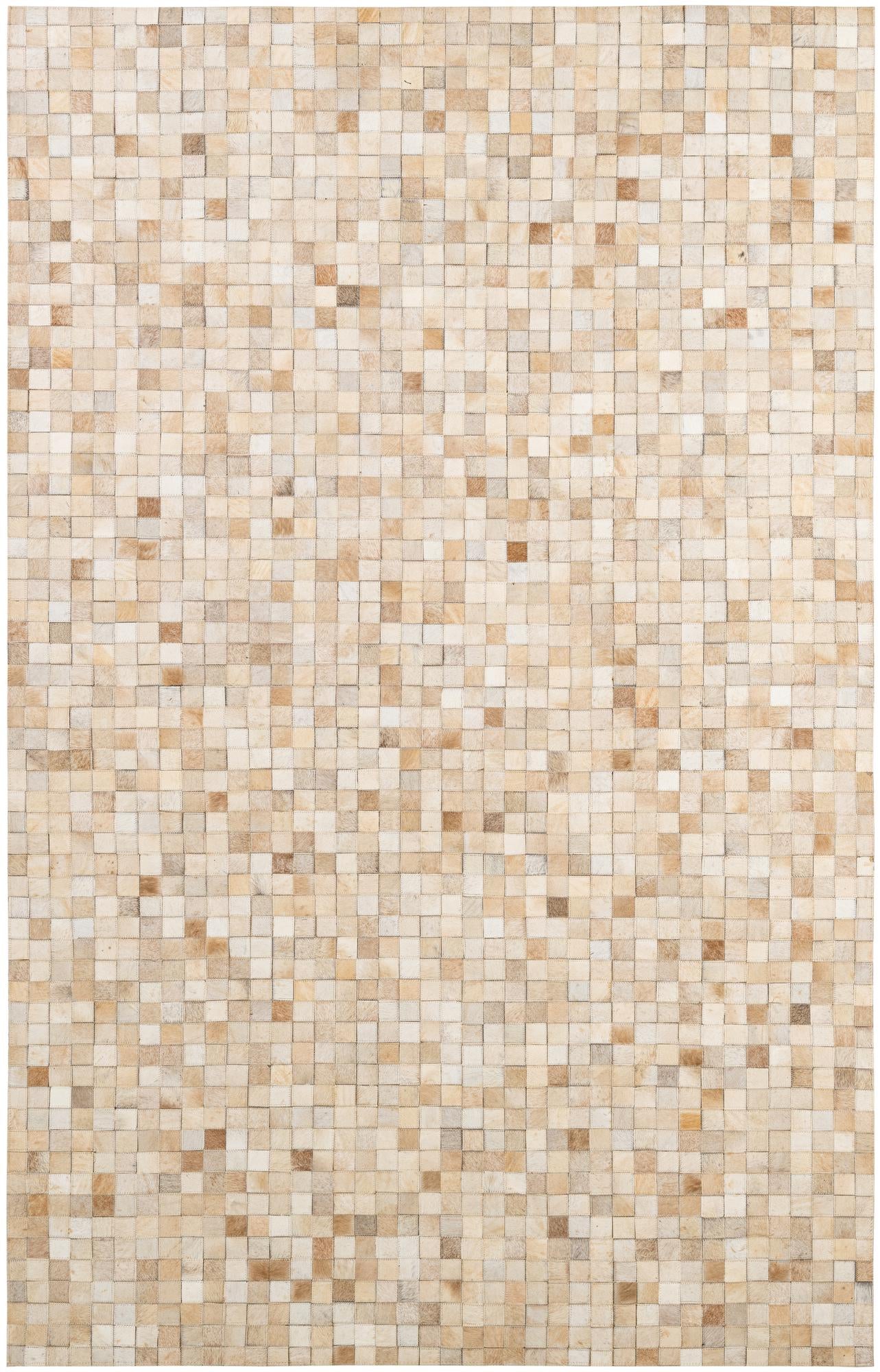 5' 1 x 8' 1 Cowhide - Patchwork Rug