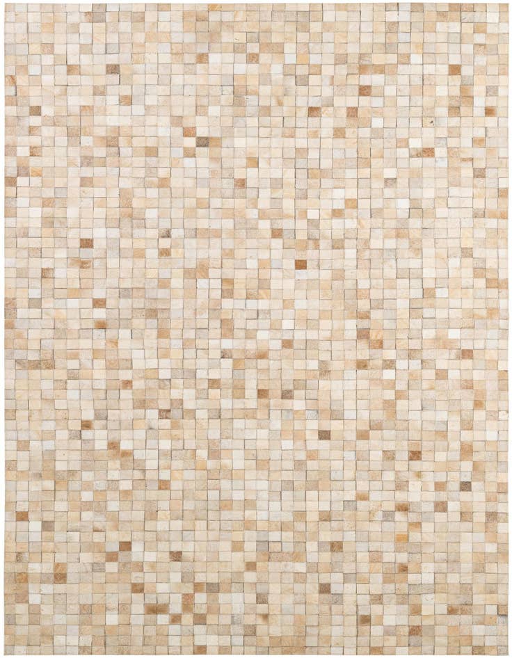 Detail image of 5' 1 x 8' 1 Cowhide - Patchwork Rug