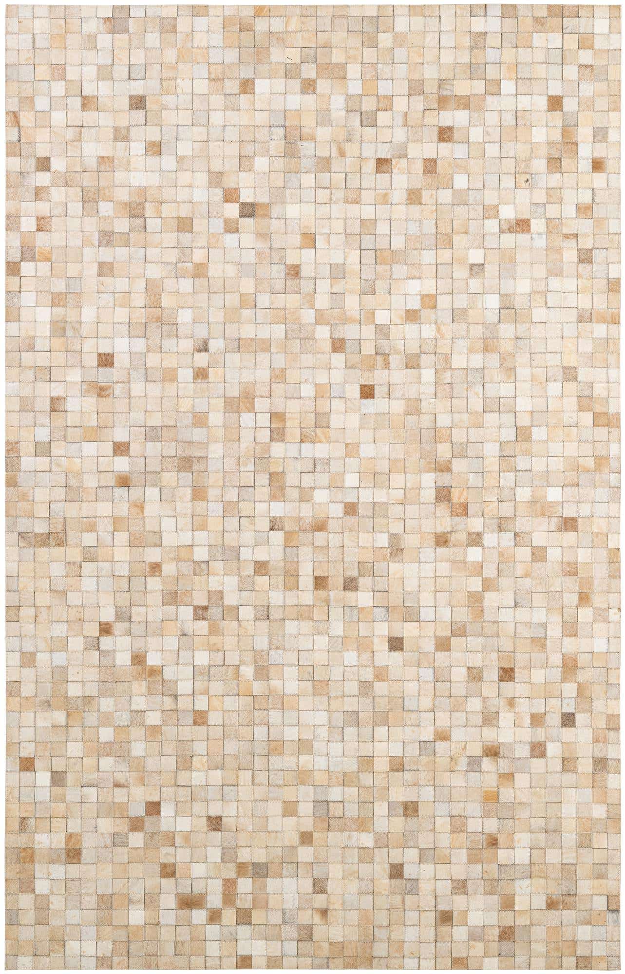 5' 1 x 8' 1 Cowhide - Patchwork Rug