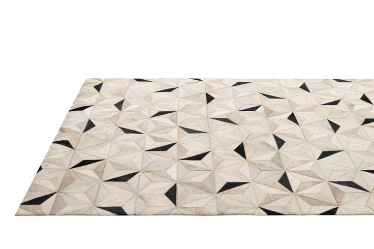 Detail image of 5' 2 x 8' 1 Cowhide - Patchwork Rug