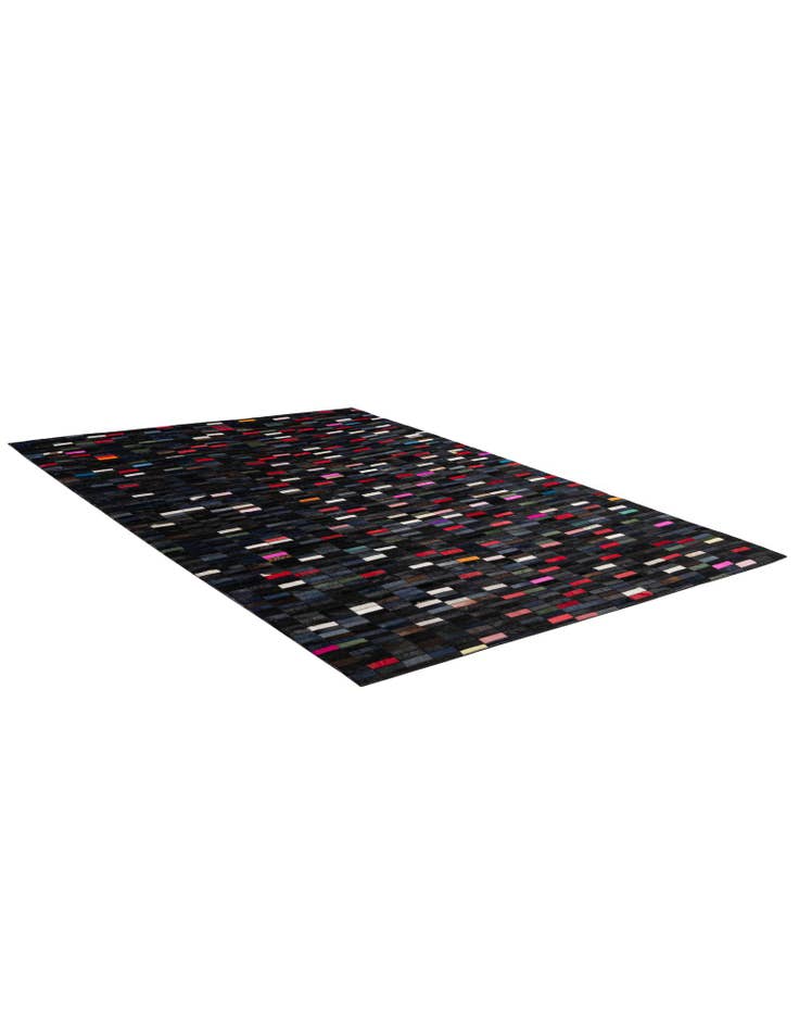 Detail image of 5' 2 x 8' Cowhide - Patchwork Rug
