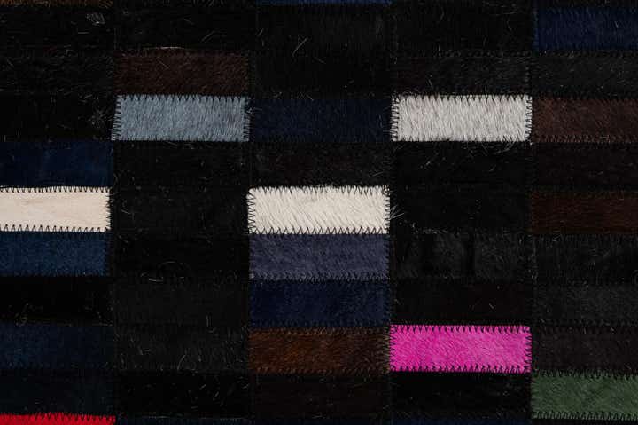 5' 2 x 8' Cowhide - Patchwork Rug
