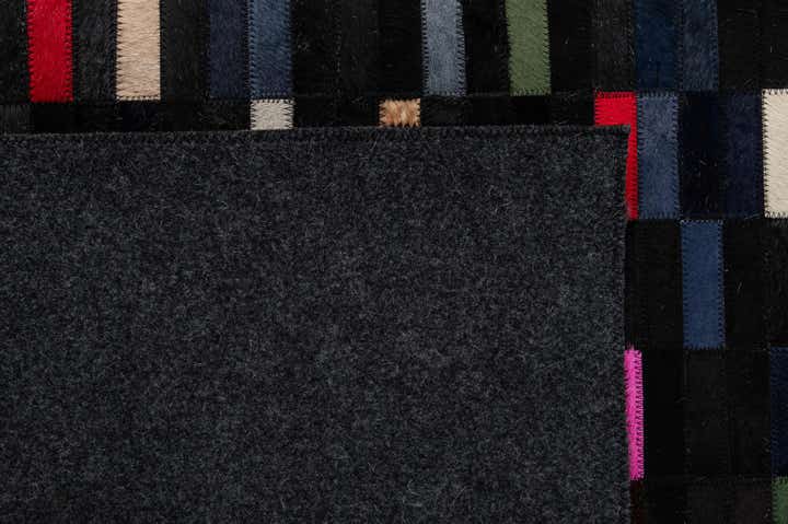 5' 2 x 8' Cowhide - Patchwork Rug