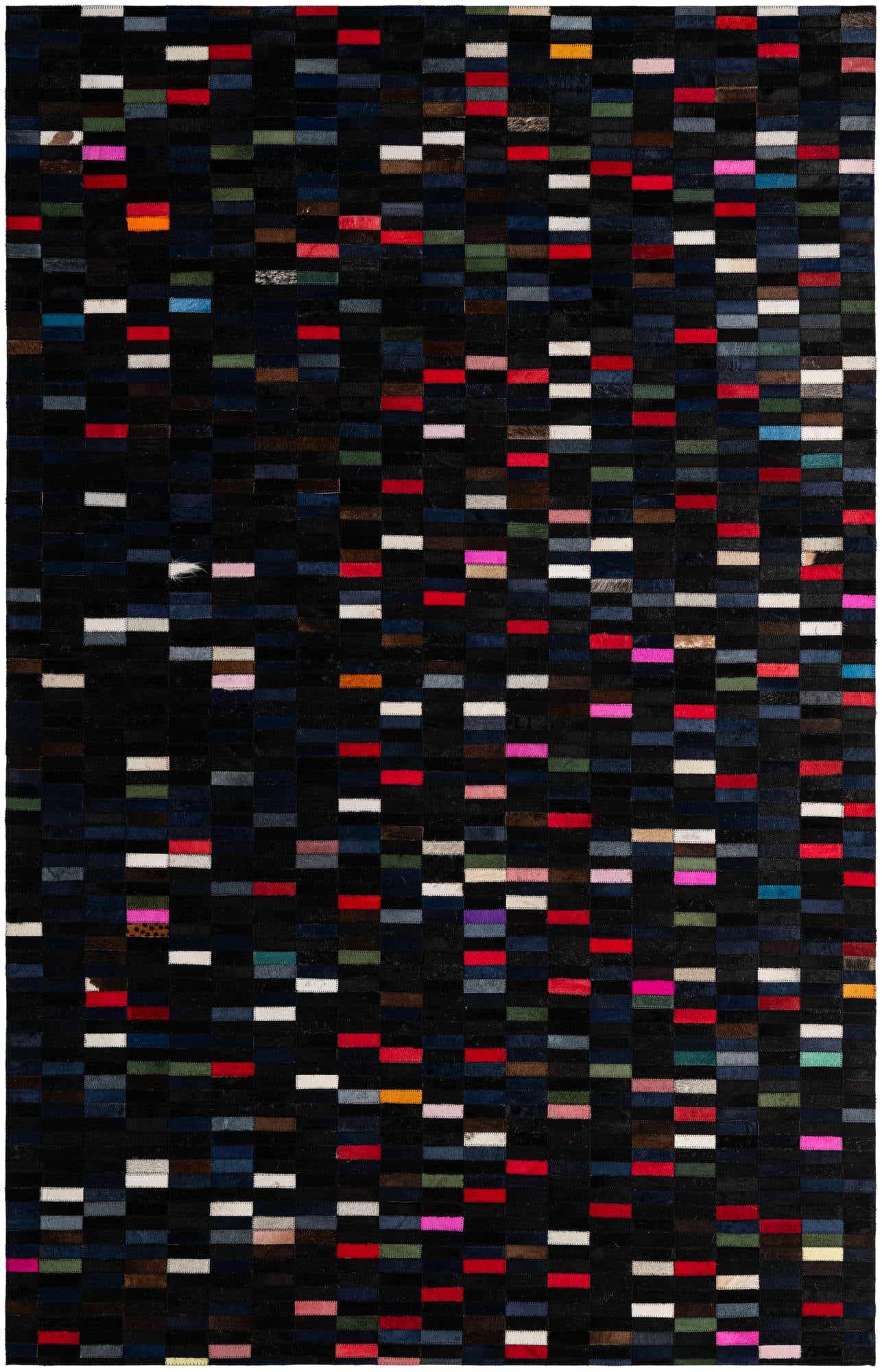 5' 2 x 8' Cowhide - Patchwork Rug