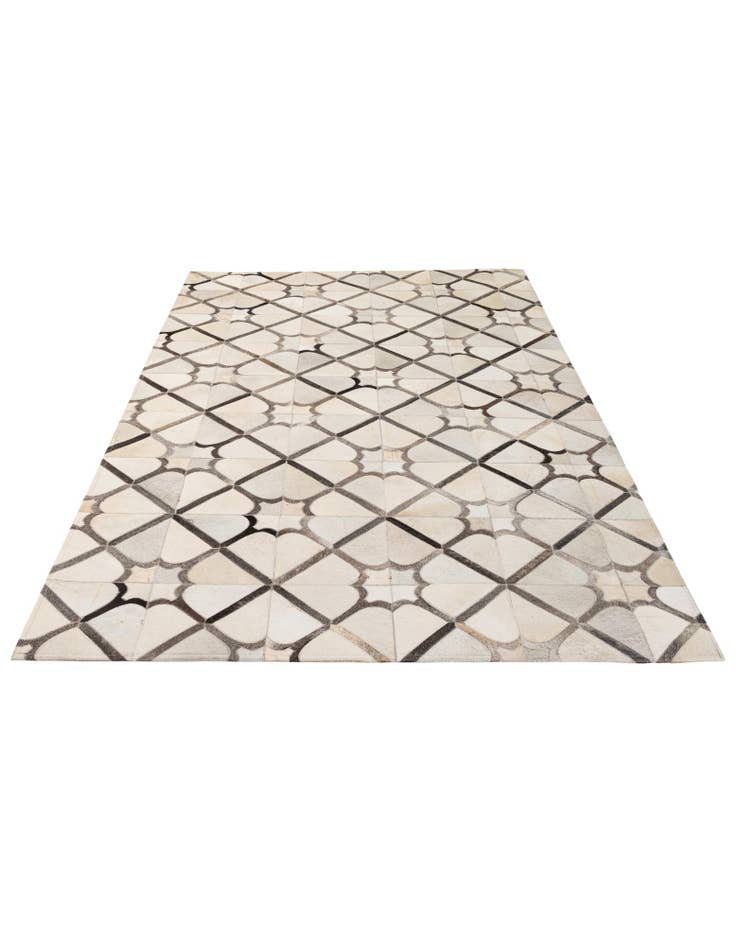 Detail image of 5' x 7' 11 Cowhide - Patchwork Rug