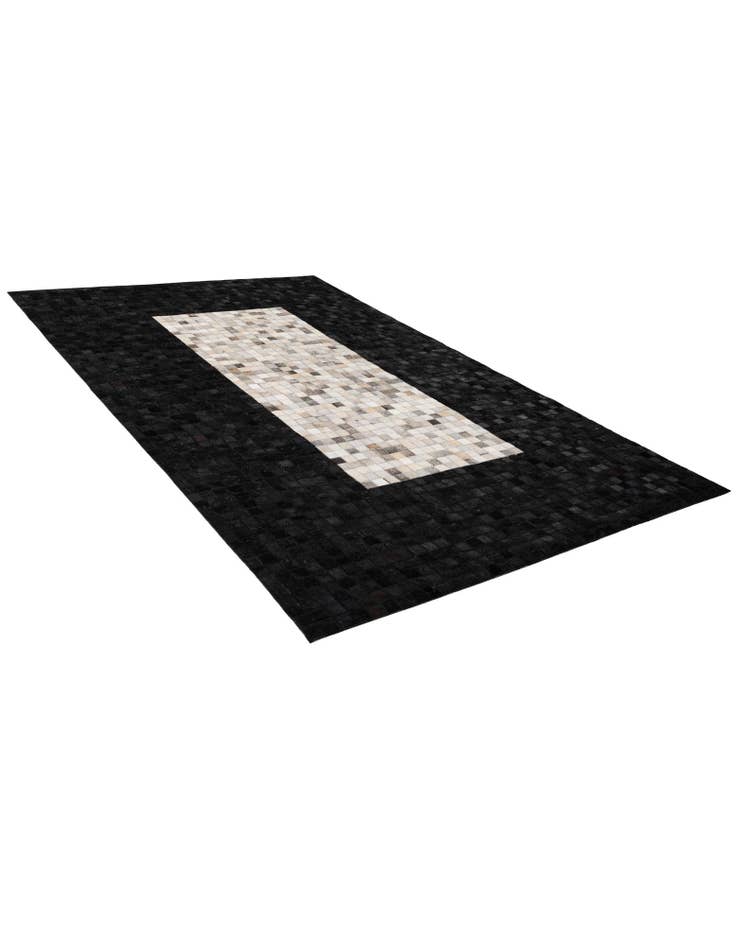 Detail image of 5' x 7' 11 Cowhide - Patchwork Rug