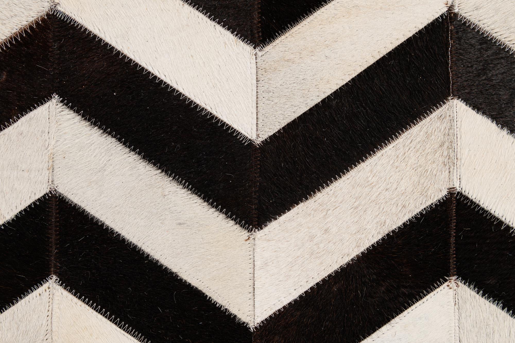 5' 1 x 7' 11 Cowhide - Patchwork Rug