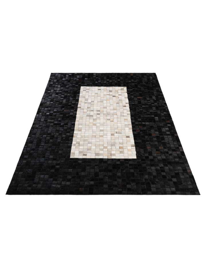 5' 1 x 8' 1 Cowhide - Patchwork Rug
