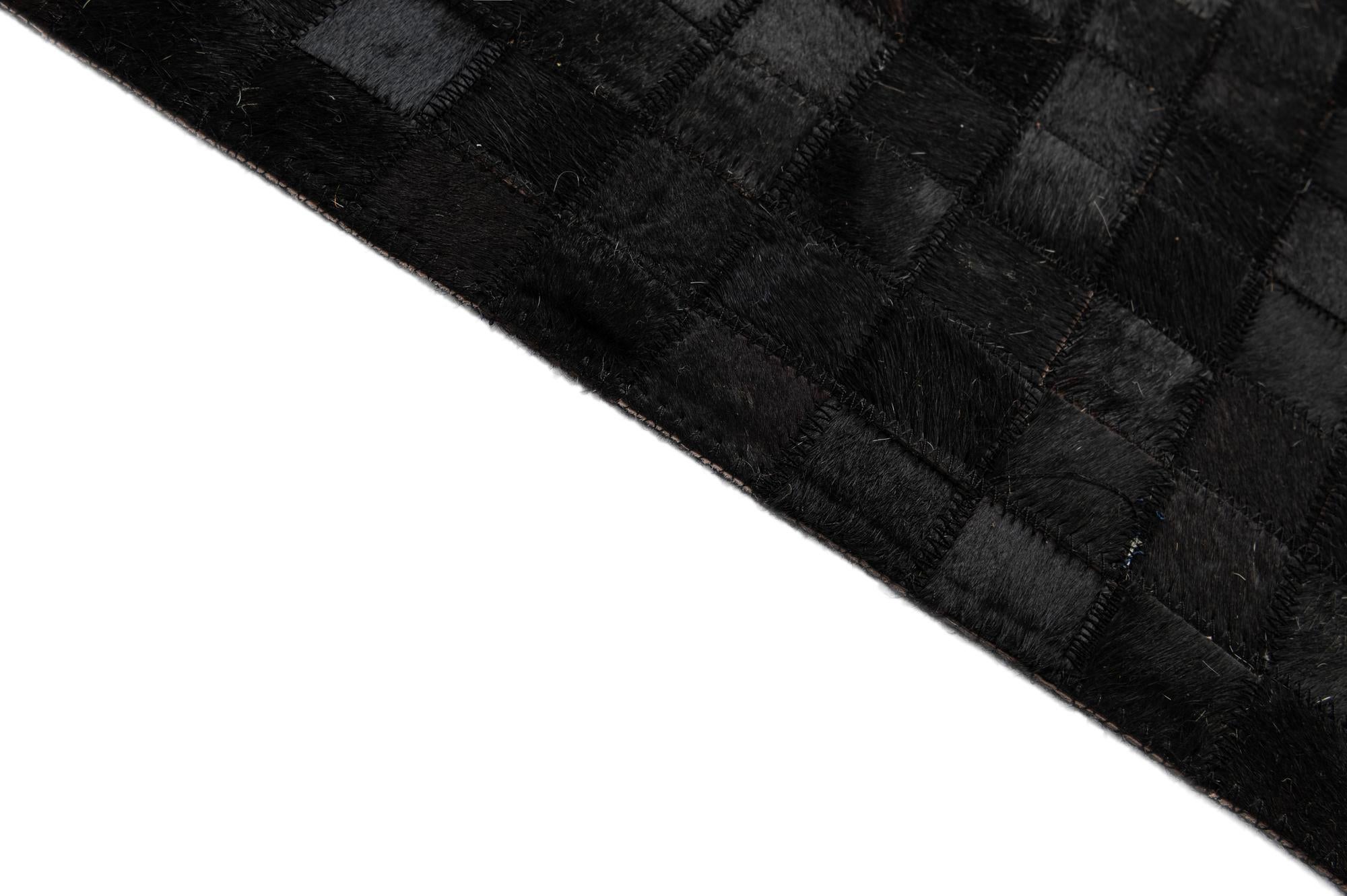 5' 1 x 8' 1 Cowhide - Patchwork Rug