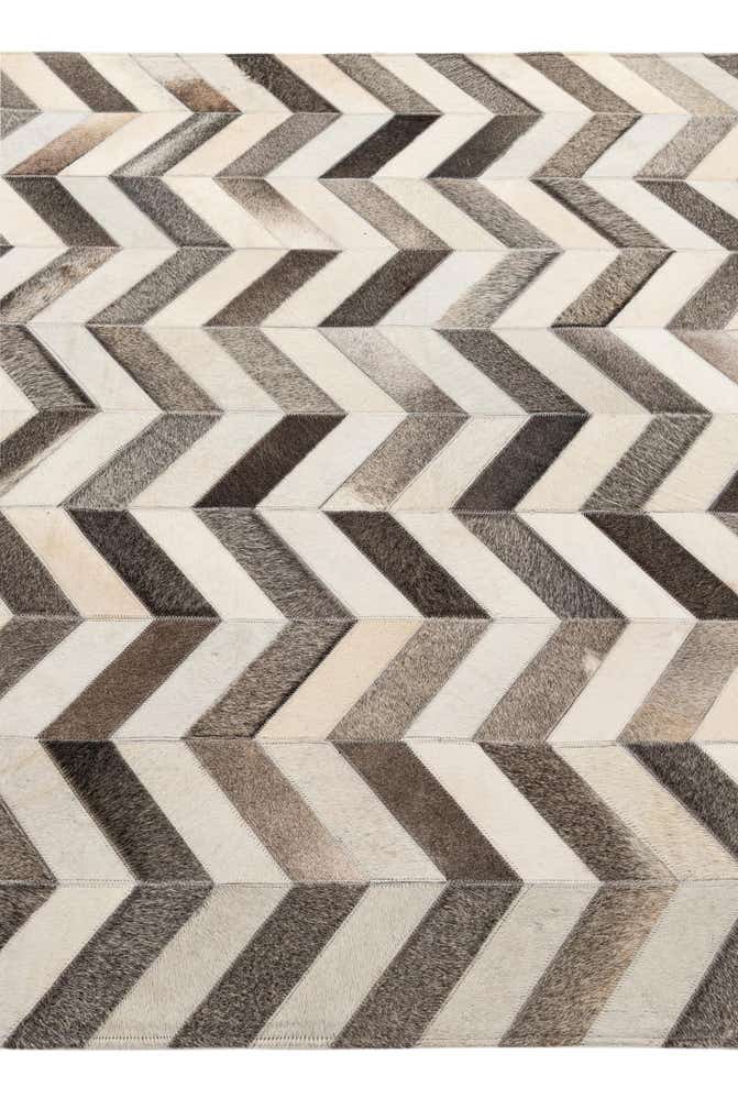 5' 1 x 8' 1 Cowhide - Patchwork Rug