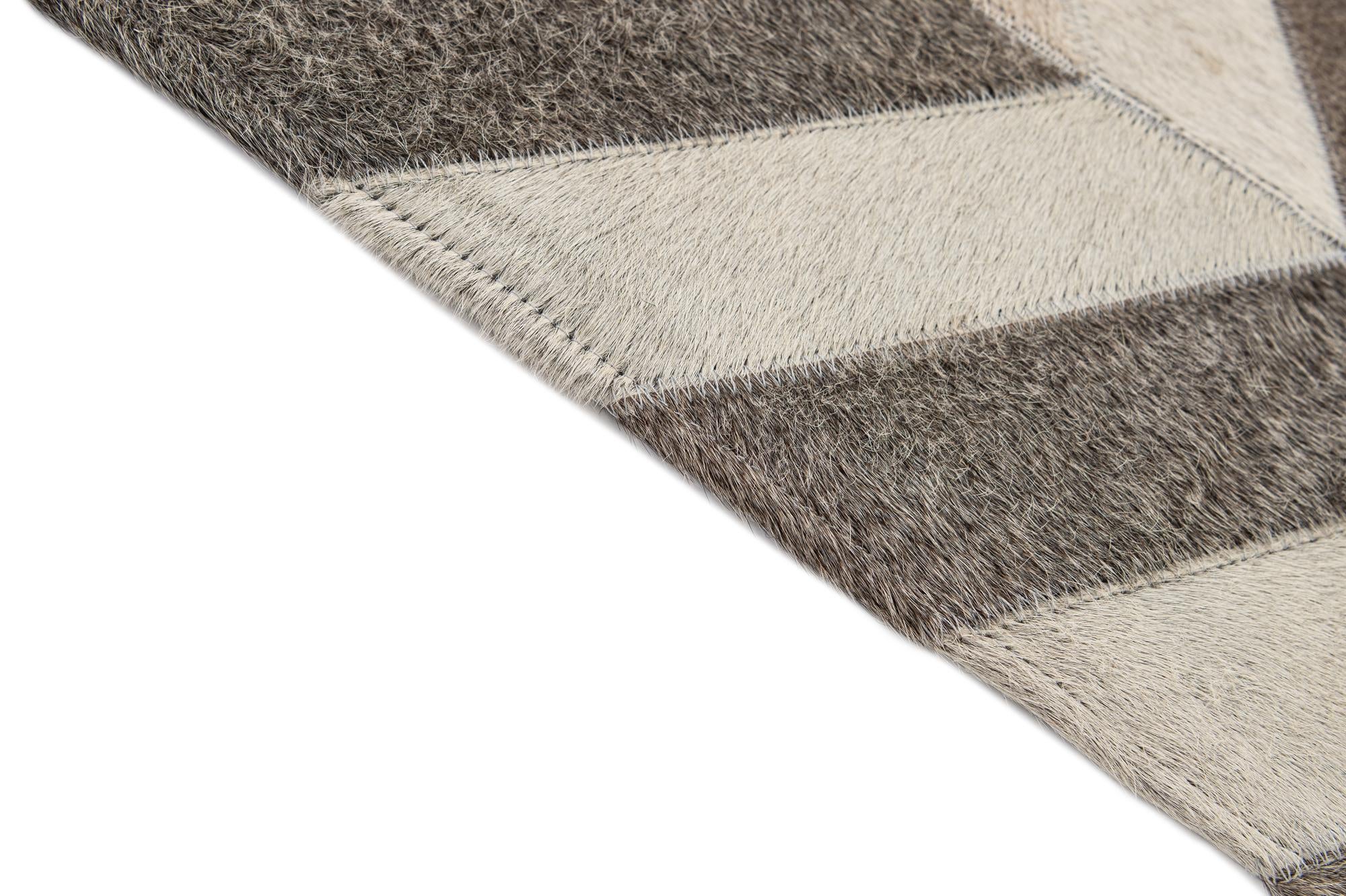 5' 1 x 8' 1 Cowhide - Patchwork Rug