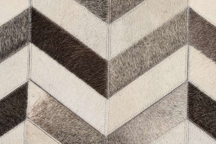 5' 1 x 8' 1 Cowhide - Patchwork Rug
