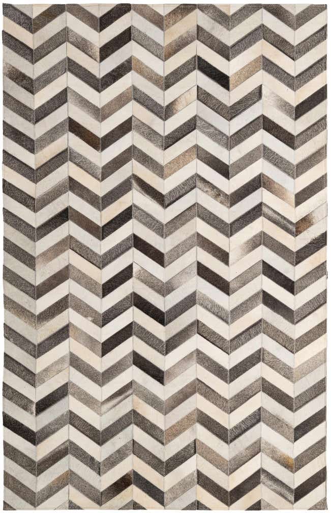5' 1 x 8' 1 Cowhide - Patchwork Rug