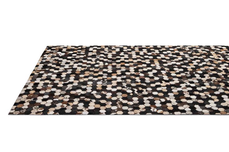 Detail image of 5' 1 x 8' Cowhide - Patchwork Rug