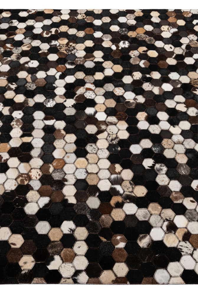 5' 1 x 7' 11 Cowhide - Patchwork Rug