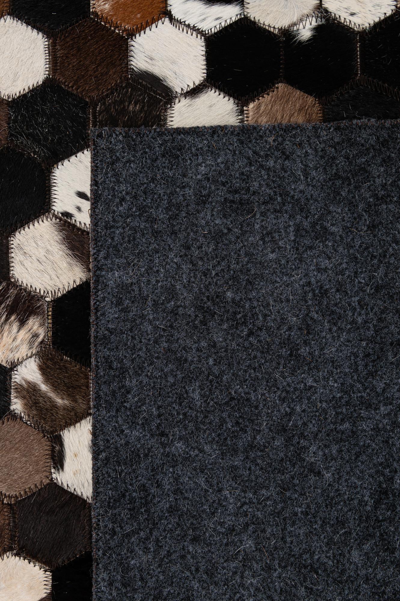 5' 1 x 7' 11 Cowhide - Patchwork Rug