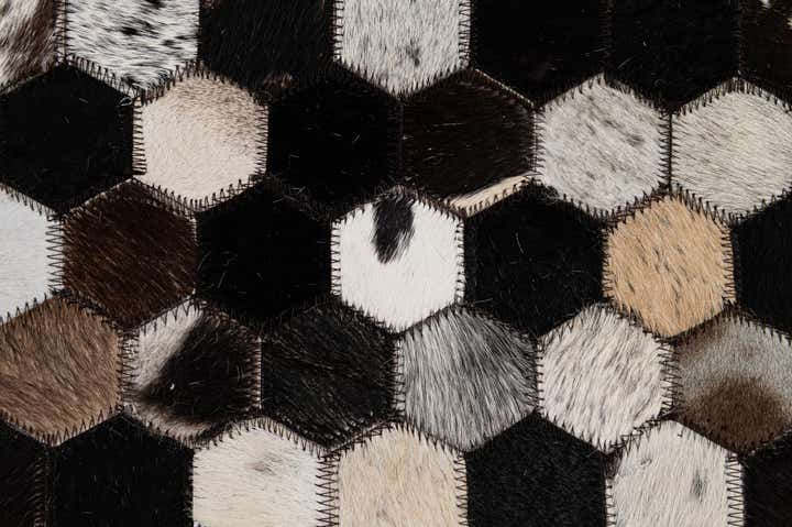 5' x 8' Cowhide - Patchwork Rug