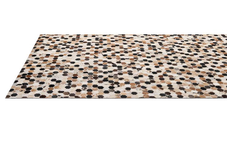 Detail image of 5' 1 x 7' 11 Cowhide - Patchwork Rug