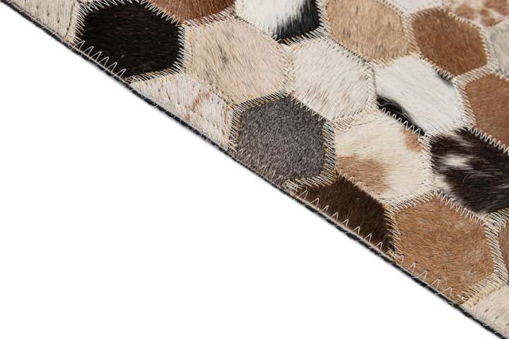 5' 1 x 7' 11 Cowhide - Patchwork Rug