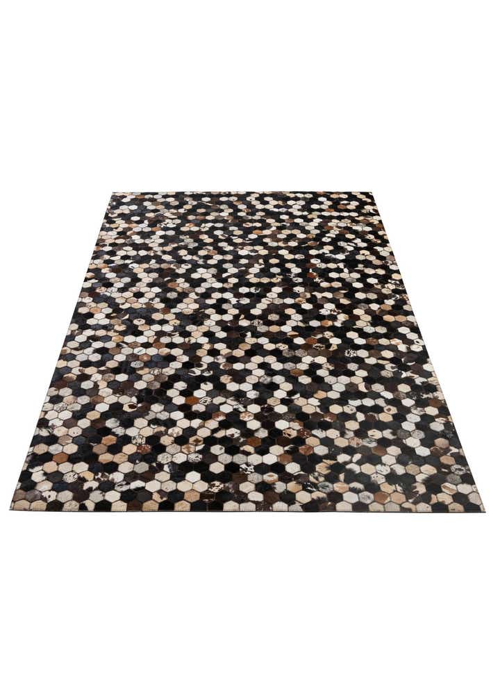 5' 1 x 8' Cowhide - Patchwork Rug
