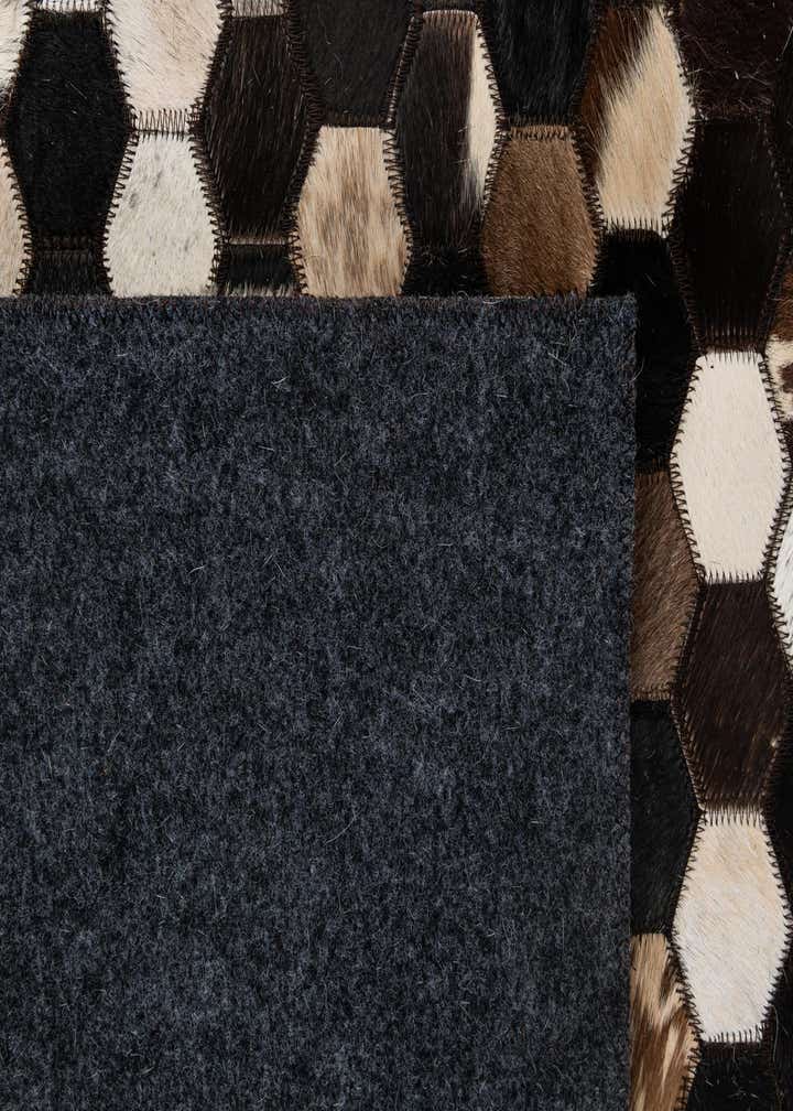 5' 1 x 8' Cowhide - Patchwork Rug