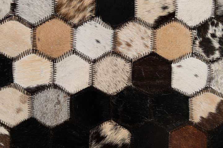 5' x 8' Cowhide - Patchwork Rug