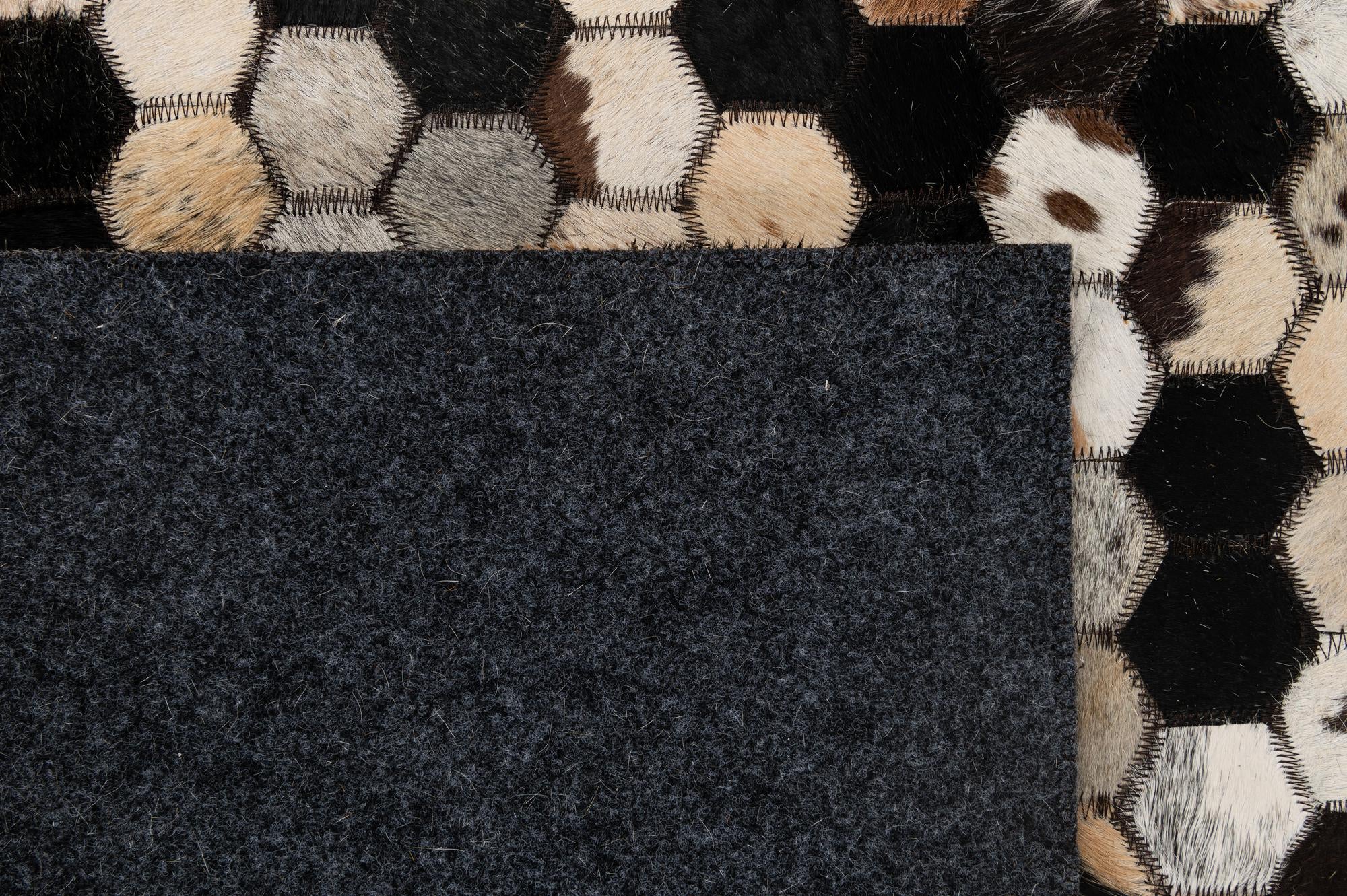 5' x 8' Cowhide - Patchwork Rug
