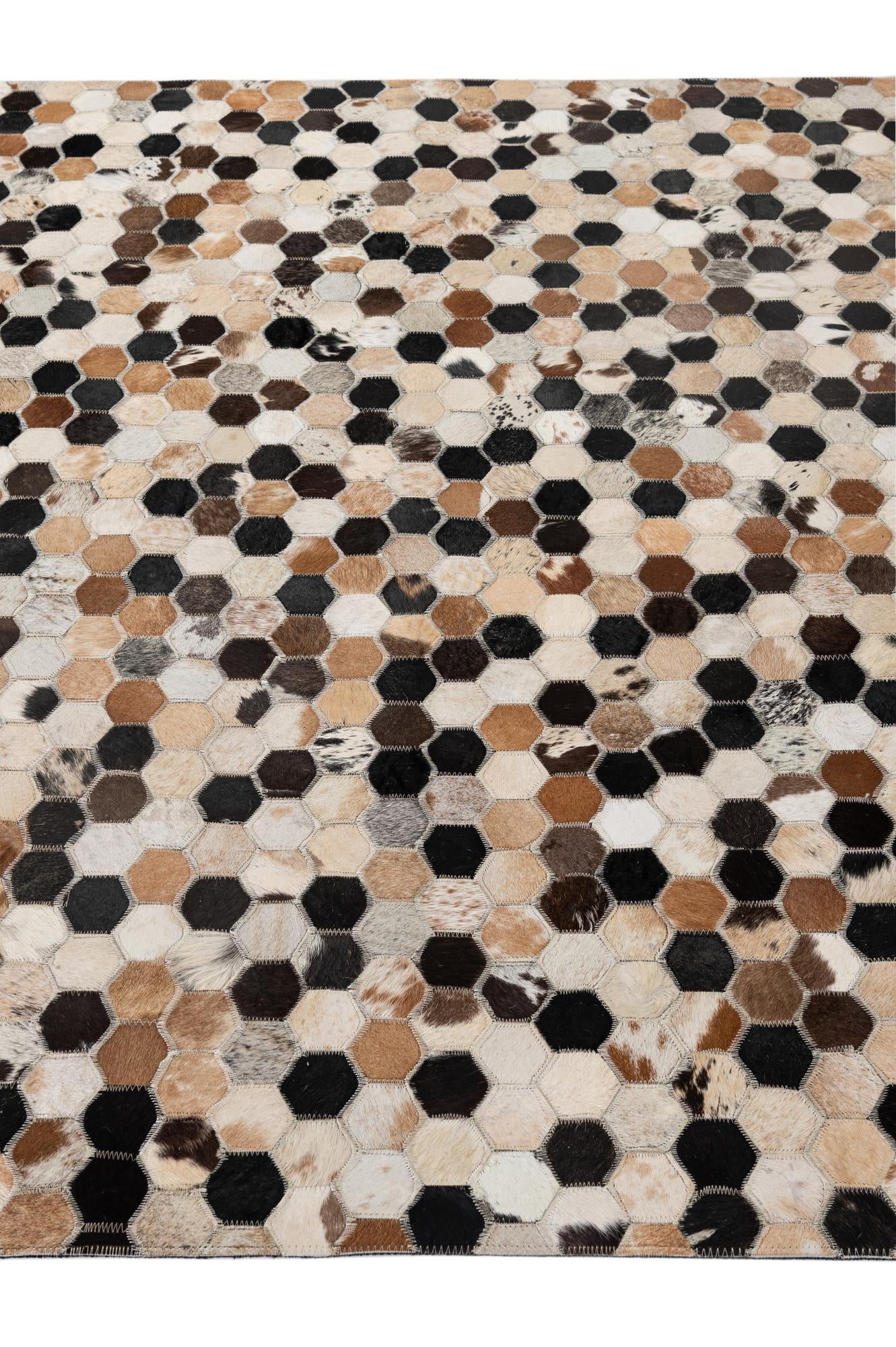 5' x 7' 11 Cowhide - Patchwork Rug