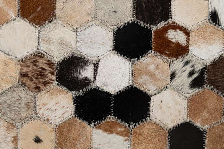 5' x 7' 11 Cowhide - Patchwork Rug