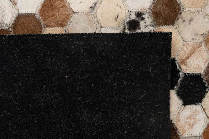 5' x 7' 11 Cowhide - Patchwork Rug
