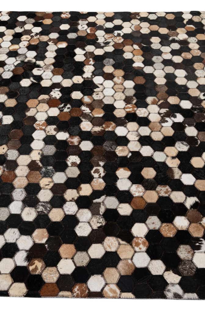 5' 1 x 8' 1 Cowhide - Patchwork Rug