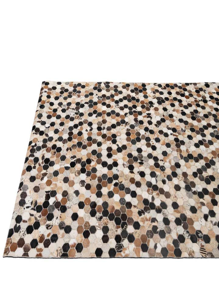 5' 1 x 8' 1 Cowhide - Patchwork Rug