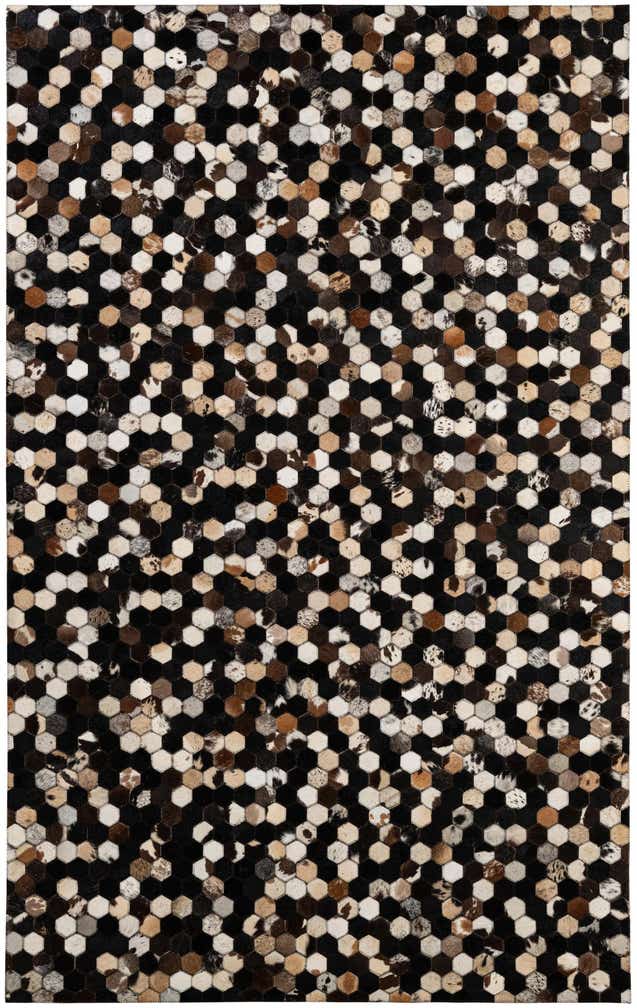 5' x 7' 11 Cowhide - Patchwork Rug