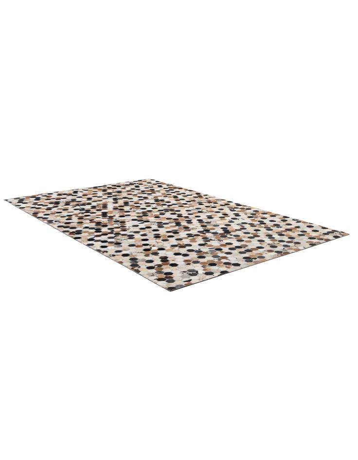 Detail image of 5' 1 x 7' 11 Cowhide - Patchwork Rug