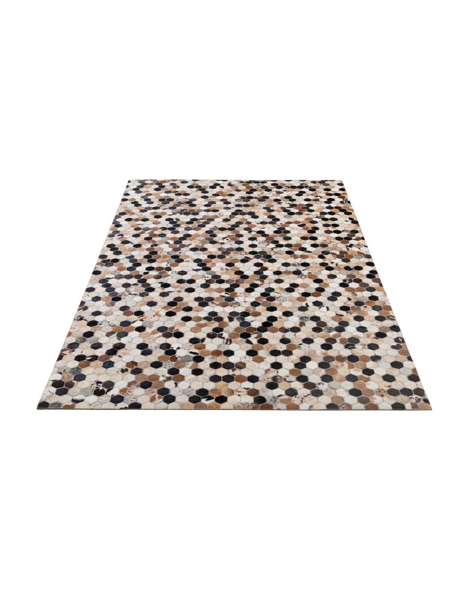 5' 1 x 7' 11 Cowhide - Patchwork Rug