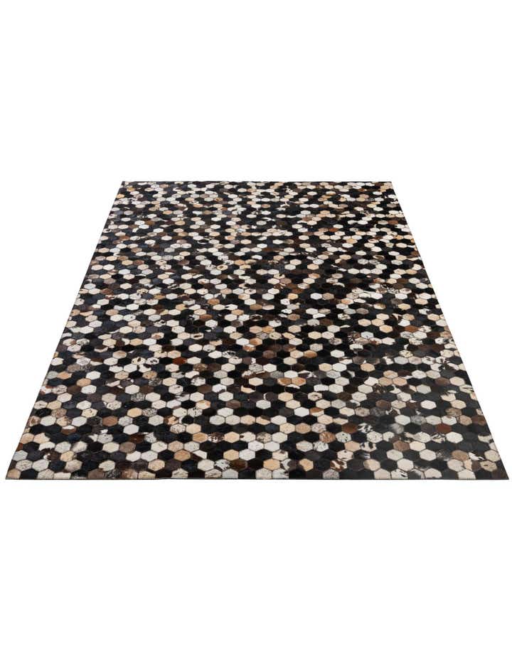 5' 1 x 8' Cowhide - Patchwork Rug