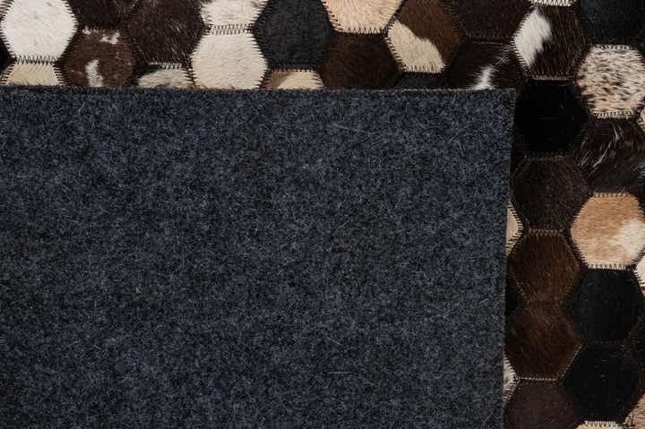 5' 1 x 8' Cowhide - Patchwork Rug