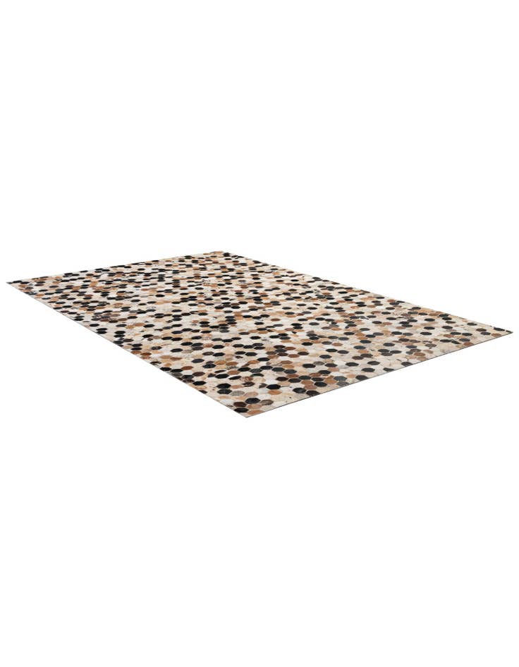 Detail image of 5' 1 x 8' Cowhide - Patchwork Rug