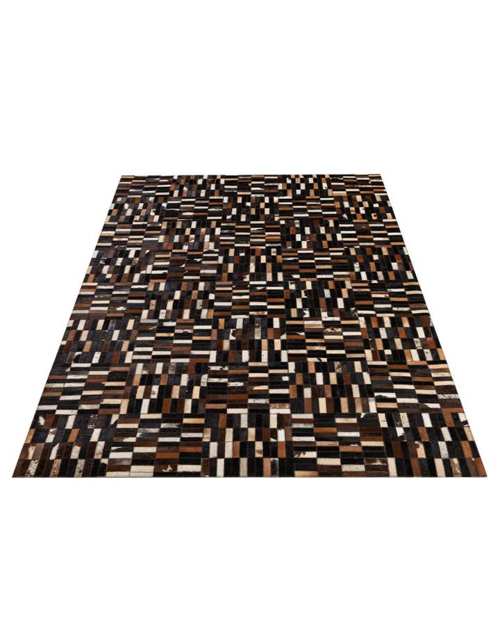5' x 7' 10 Cowhide - Patchwork Rug