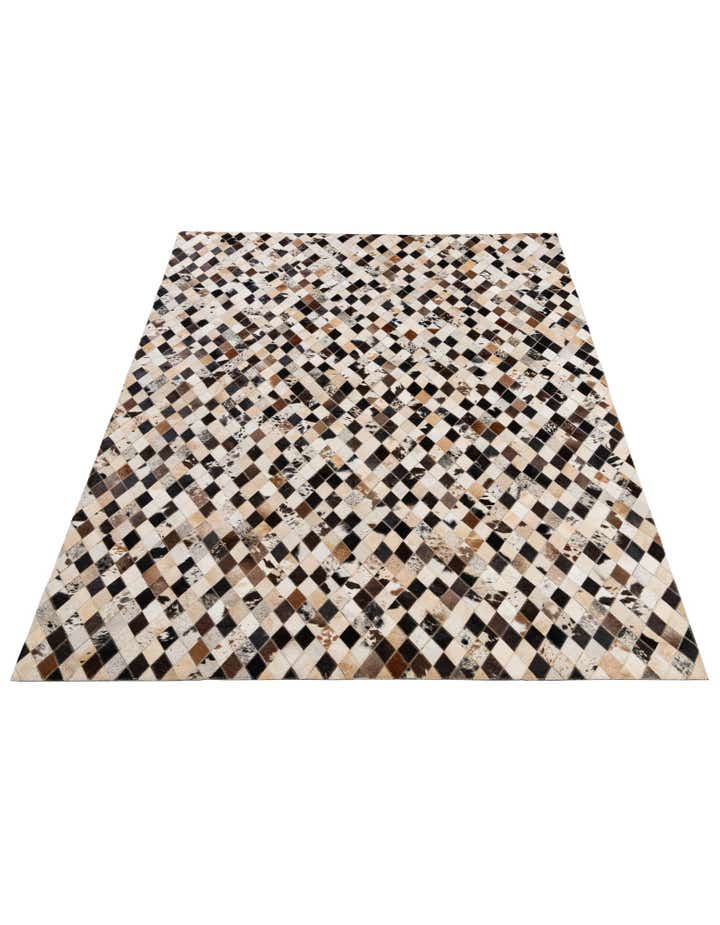 5' x 7' 11 Cowhide - Patchwork Rug