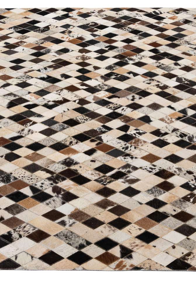 5' x 7' 11 Cowhide - Patchwork Rug