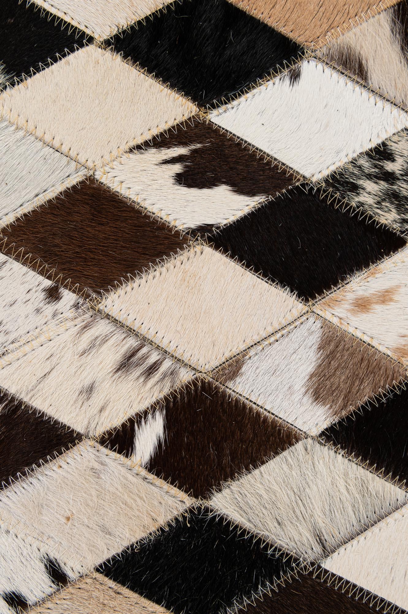 5' x 7' 11 Cowhide - Patchwork Rug