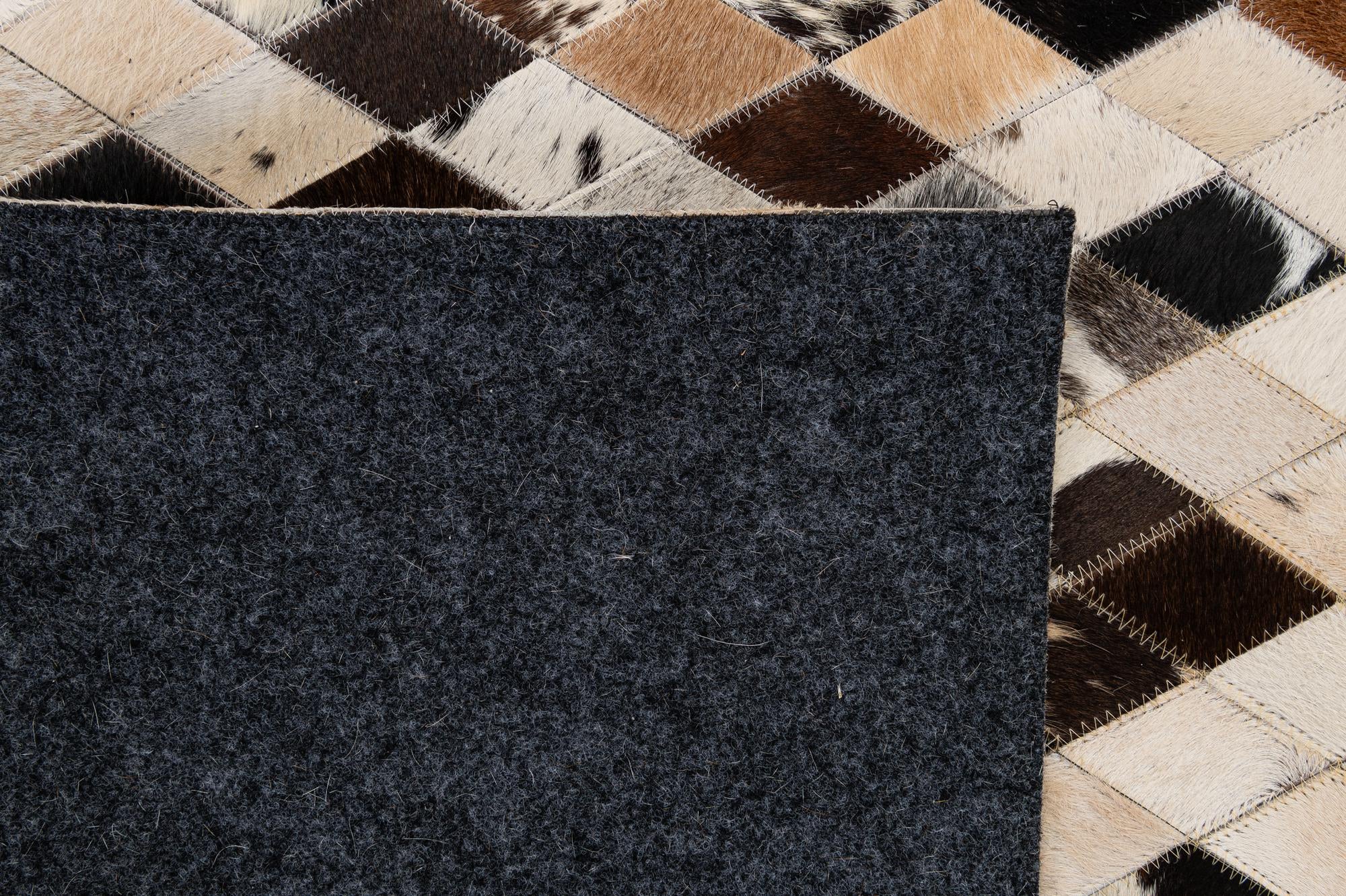 5' x 7' 11 Cowhide - Patchwork Rug