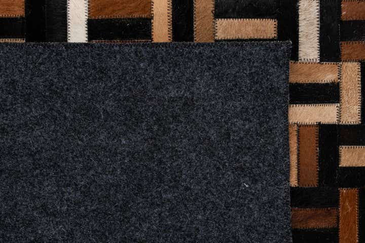 4' 11 x 8' Cowhide - Patchwork Rug