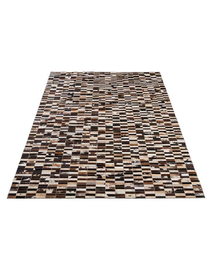 4' 11 x 7' 11 Cowhide - Patchwork Rug
